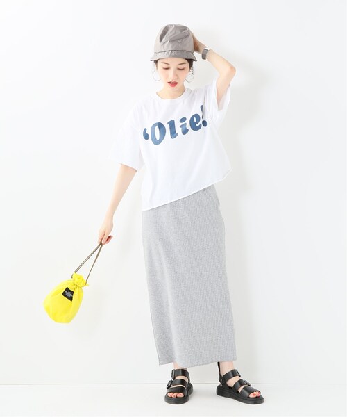 JOURNAL STANDARD（ジャーナルスタンダード）の「TRリブタイトスカート（スカート・ブラック/フリー）」の6枚目の写真