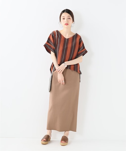 JOURNAL STANDARD（ジャーナルスタンダード）の「TRリブタイトスカート（スカート・ブラック/フリー）」の8枚目の写真