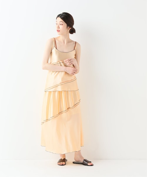 BASERANGE /GENE SK SILK SATINXS/サイズxs BASERANGE /GENE SK SILK SATINXS/サイズxs スカート