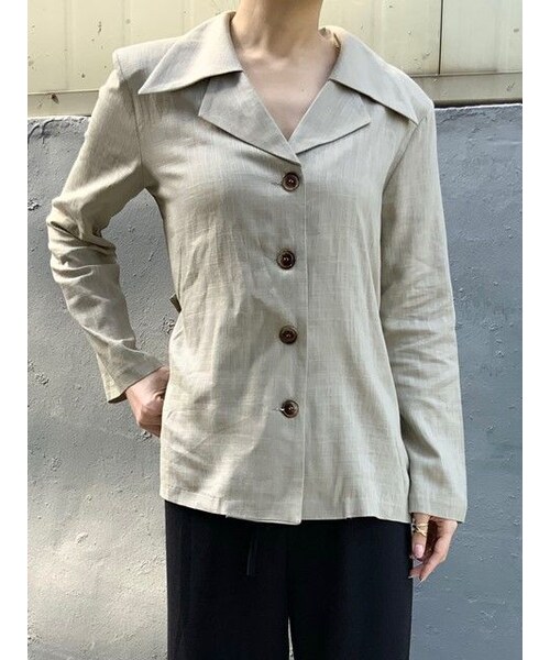 no brand（ノーブランド）の「リネンジャケット（その他アウター・レディース・その他）」の11枚目の写真