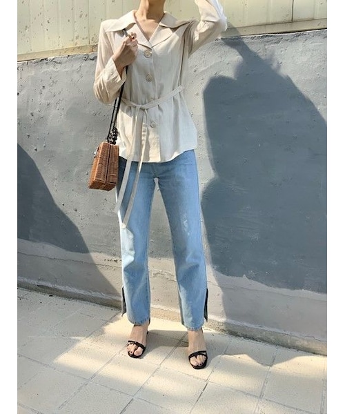 no brand（ノーブランド）の「リネンジャケット（その他アウター・レディース・その他）」の5枚目の写真