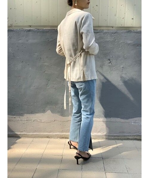 no brand（ノーブランド）の「リネンジャケット（その他アウター・レディース・その他）」の3枚目の写真