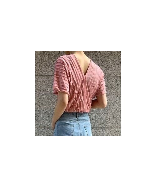 no brand（ノーブランド）の「フリルVネックT / 3collar（Tシャツ/カットソー・レディース・その他）」の9枚目の写真