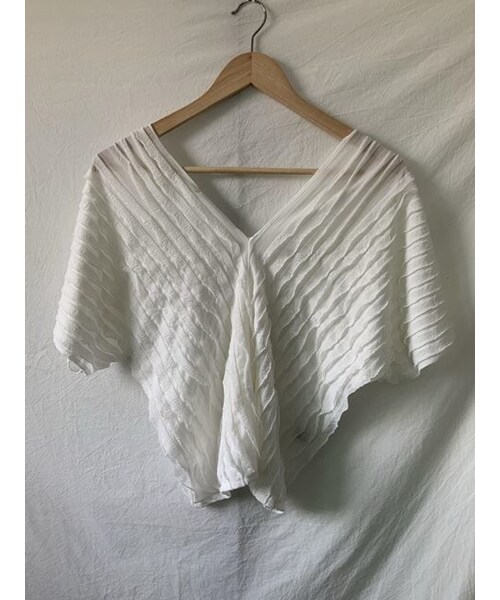 no brand（ノーブランド）の「フリルVネックT / 3collar（Tシャツ/カットソー・レディース・その他）」の13枚目の写真