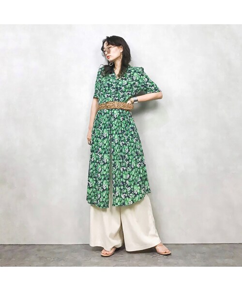 USED(ユーズド)の「Mc David green apple one piece(ワンピース・レディース・その他)」の2枚目の写真