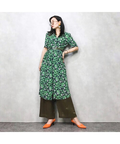 USED(ユーズド)の「Mc David green apple one piece(ワンピース・レディース・その他)」の1枚目の写真