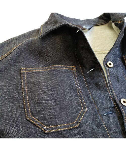 Handmade(ハンドメイド)の「003.short denim jacket(デニムジャケット・レディース・その他)」の14枚目の写真