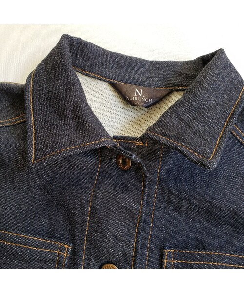 Handmade(ハンドメイド)の「003.short denim jacket(デニムジャケット・レディース・その他)」の9枚目の写真