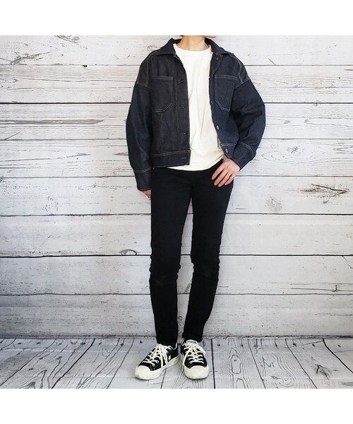 Handmade(ハンドメイド)の「003.short denim jacket(デニムジャケット・レディース・その他)」の7枚目の写真