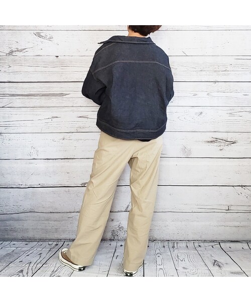 Handmade(ハンドメイド)の「003.short denim jacket(デニムジャケット・レディース・その他)」の6枚目の写真