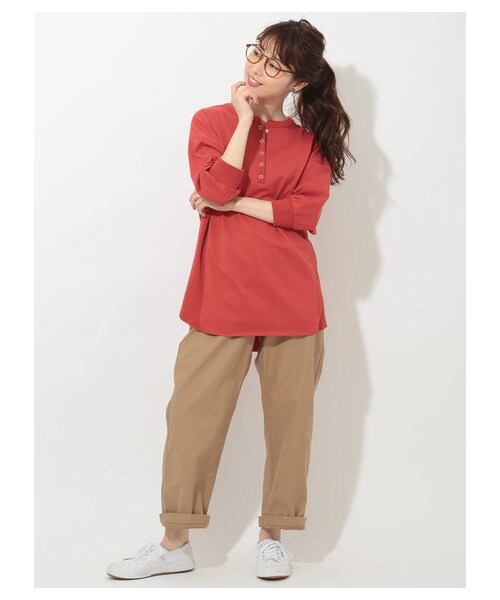 Green　Parks（グリーンパークス）の「ベイカーツイルパンツ（パンツ・ベージュ/カーキ/ネイビー・F）」の2枚目の写真