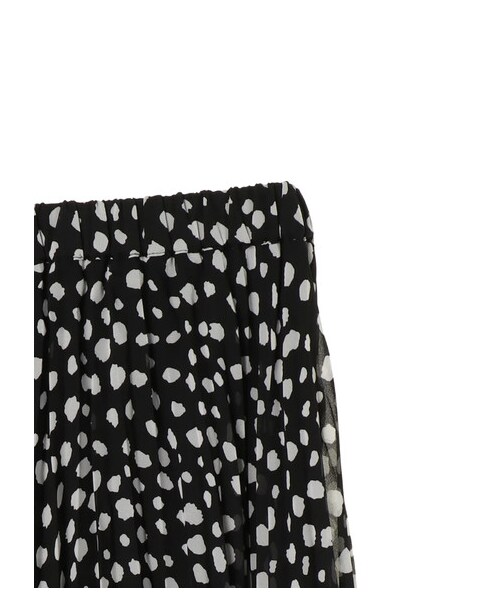earth music&ecology（アースミュージックアンドエコロジー）の「・アニマルプリント変形プリーツスカート（スカート・ホワイト/ブラック/ブラウン・F）」の10枚目の写真