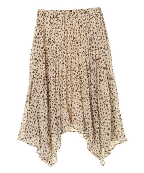 earth music&ecology（アースミュージックアンドエコロジー）の「・アニマルプリント変形プリーツスカート（スカート・ホワイト/ブラック/ブラウン・F）」の14枚目の写真
