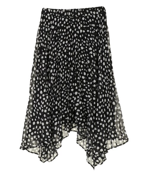 earth music&ecology（アースミュージックアンドエコロジー）の「・アニマルプリント変形プリーツスカート（スカート・ホワイト/ブラック/ブラウン・F）」の13枚目の写真