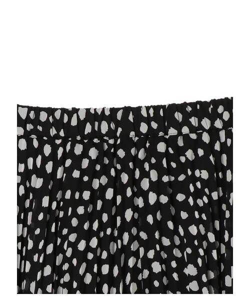 earth music&ecology（アースミュージックアンドエコロジー）の「・アニマルプリント変形プリーツスカート（スカート・ホワイト/ブラック/ブラウン・F）」の9枚目の写真