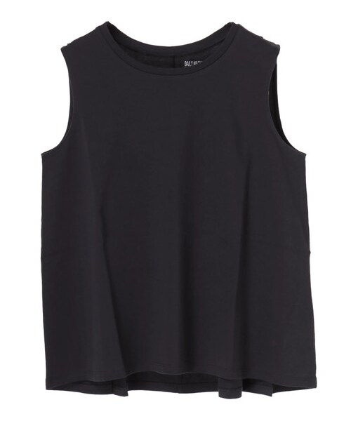 earth music&ecology（アースミュージックアンドエコロジー）の「オーガニックコットンタックノースリーブ（トップス・アイボリー/杢グレー/ブラック/モカ/カーキ/ネイビー/ダークグリーン/ピンクベージュ・F）」の20枚目の写真