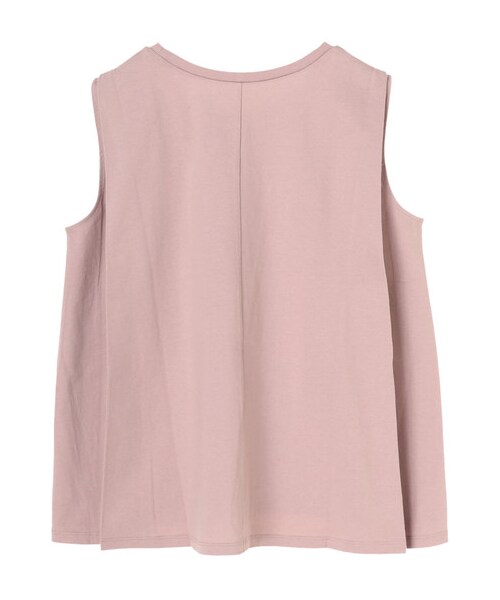 earth music&ecology（アースミュージックアンドエコロジー）の「オーガニックコットンタックノースリーブ（トップス・アイボリー/杢グレー/ブラック/モカ/カーキ/ネイビー/ダークグリーン/ピンクベージュ・F）」の11枚目の写真