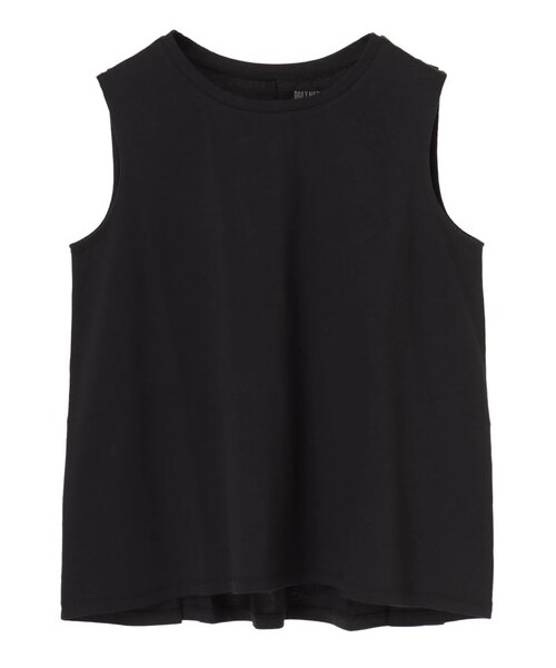 earth music&ecology（アースミュージックアンドエコロジー）の「オーガニックコットンタックノースリーブ（トップス・アイボリー/杢グレー/ブラック/モカ/カーキ/ネイビー/ダークグリーン/ピンクベージュ・F）」の17枚目の写真