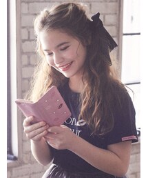 Maison de FLEUR | 《WEB限定》・リップマーク刺繍iPhone7/8ケース(アクセサリー)