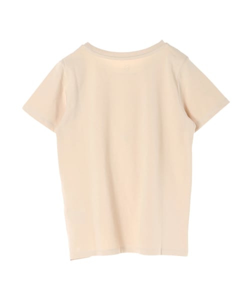 E hyphen world gallery(イーハイフンワールドギャラリー)の「シンプルロゴプリントTシャツ(トップス・オフホワイト/ブラック/ベージュ/カーキ・F)」の7枚目の写真