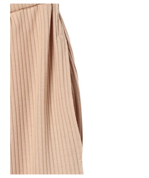 E hyphen world gallery（イーハイフンワールドギャラリー）の「リブワイドパンツ（パンツ・ブラック/ベージュ/カーキ/ピンクベージュ・F）」の10枚目の写真