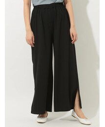 E hyphen world gallery | リブワイドパンツ(パンツ)