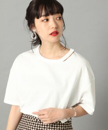 LOWRYS FARM | ネックスリットＴＥＥ(トップス)