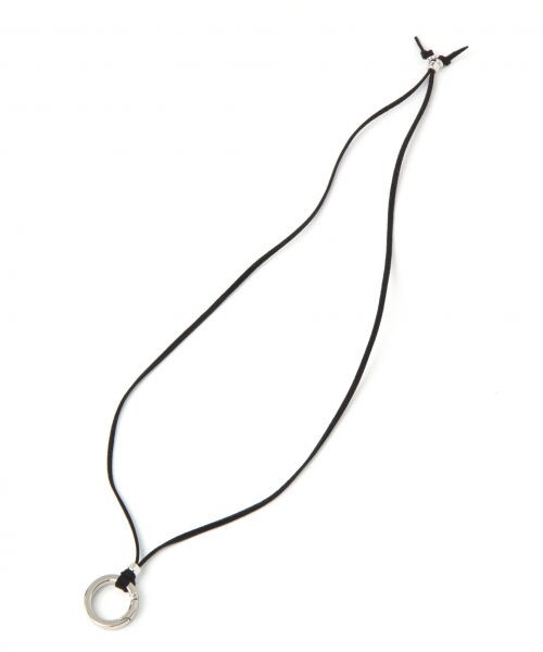 RAGEBLUE（レイジブルー）の「スウェードリングネックレス2（アクセサリー・ブラック系）」の3枚目の写真