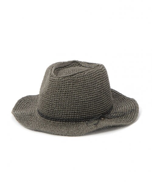 studio CLIP（スタディオクリップ）の「ペーパーワイヤーハット（帽子・ブラウン/ナチュラル/ダークブラウン）」の3枚目の写真