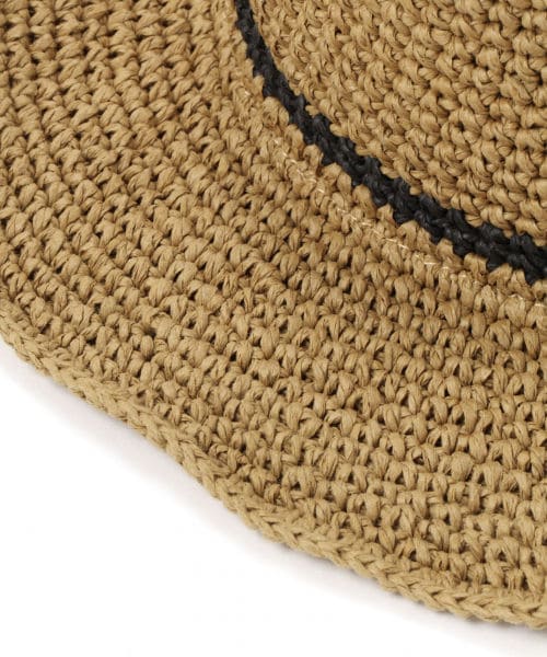 studio CLIP（スタディオクリップ）の「ペーパーワイヤーハット（帽子・ブラウン/ナチュラル/ダークブラウン）」の9枚目の写真