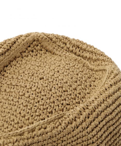 studio CLIP（スタディオクリップ）の「ペーパーワイヤーハット（帽子・ブラウン/ナチュラル/ダークブラウン）」の8枚目の写真