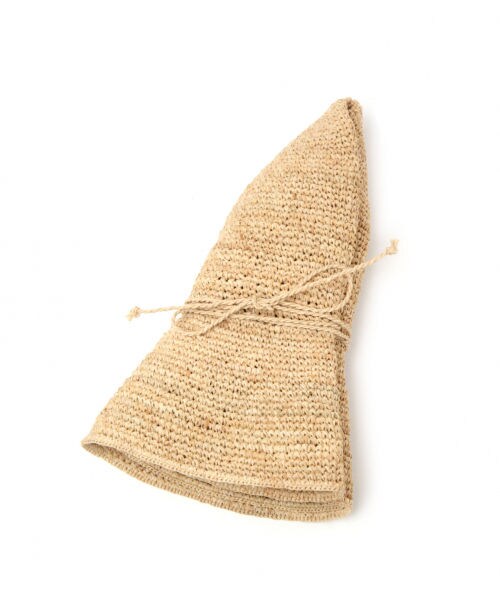 studio CLIP（スタディオクリップ）の「ラフィアつば広ハット（帽子・ブラウン/ナチュラル/イエロー）」の11枚目の写真