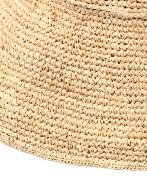studio CLIP（スタディオクリップ）の「ラフィアつば広ハット（帽子・ブラウン/ナチュラル/イエロー）」の9枚目の写真