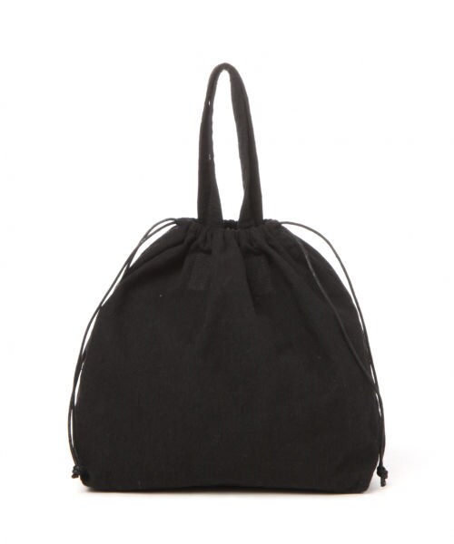 studio CLIP（スタディオクリップ）の「雑材トート・巾着バッグセット（バッグ・ブラックボーダー/ナチュラル/キャメル）」の15枚目の写真