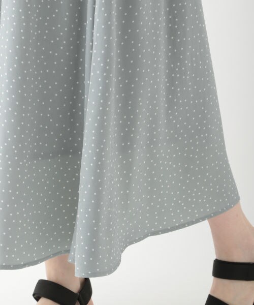 studio CLIP（スタディオクリップ）の「ドット柄プリントスカート（スカート・ブラック/グリーン/ラベンダー）」の13枚目の写真