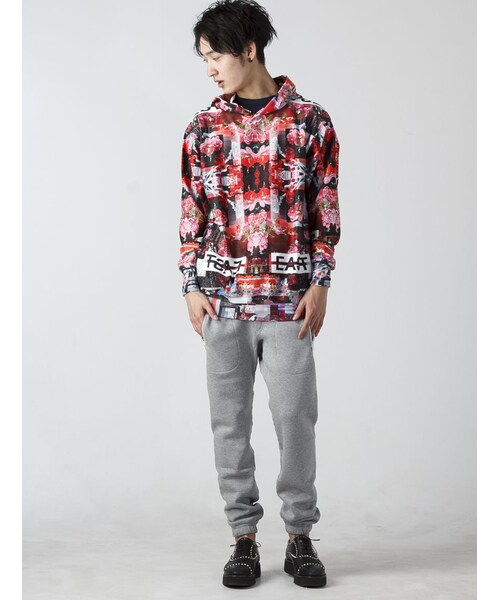 PLASTIC TOKYO(プラスチックトーキョー)の「LHP/エルエイチピー/PLASTICTOKYO/プラスティックトーキョー/GRAPHIC PARKA(トップス・メンズ・RED/BLUE・F)」の10枚目の写真