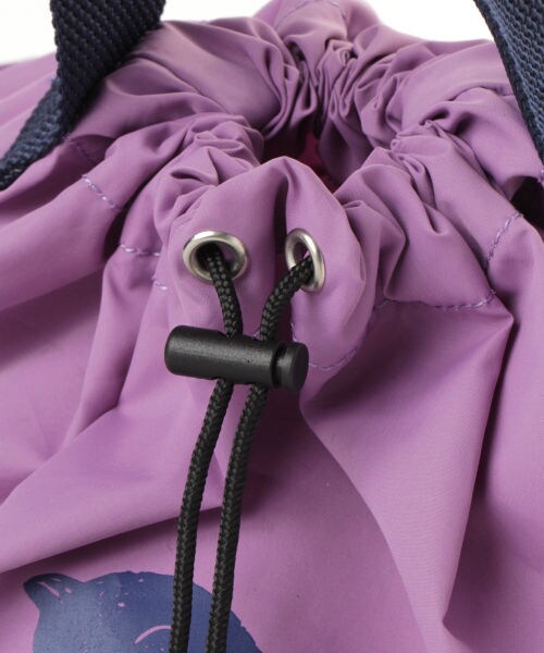 GLOBAL WORK（グローバルワーク）の「プリントバッグ（バッグ・ブラック/グレージュ/グリーン/パープル）」の10枚目の写真