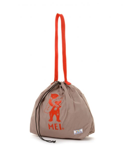 GLOBAL WORK（グローバルワーク）の「プリントバッグ（バッグ・ブラック/グレージュ/グリーン/パープル）」の2枚目の写真