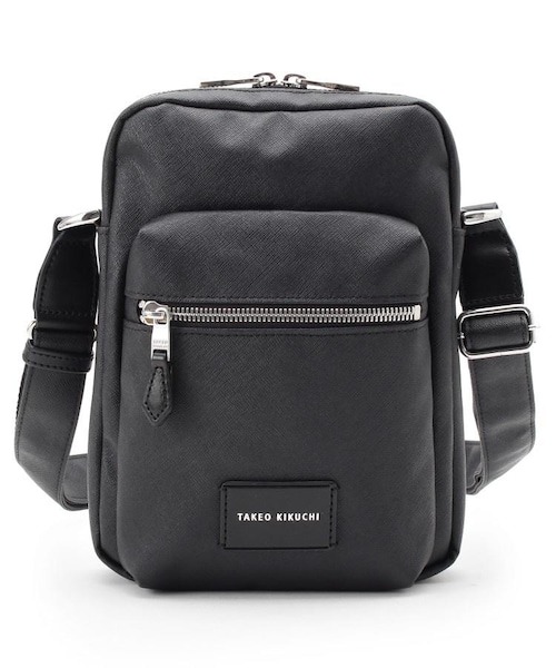 TAKEO KIKUCHI（タケオキクチ）の「PVCミニショルダーバッグ（バッグ・メンズ・ホワイト(502)/ブラック(019)・00）」の3枚目の写真