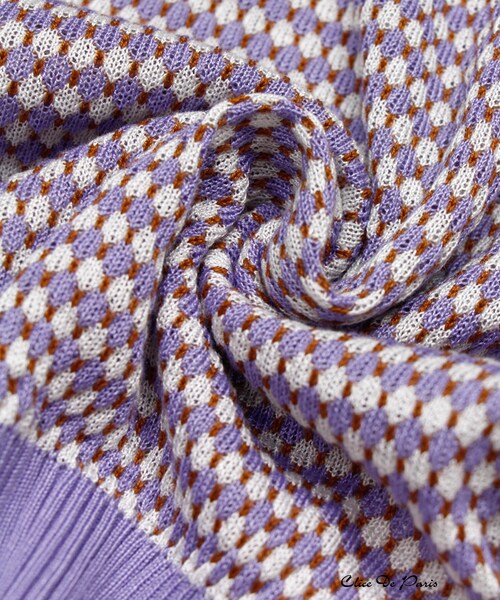 paravion（パラビオン）の「K/パイピングニット（トップス・レディース・ブラック/サックス/ラベンダー・ONE）」の13枚目の写真