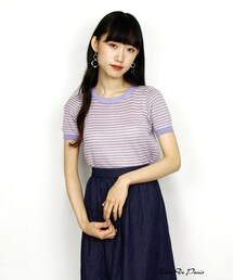 paravion | K/パイピングニット(トップス)