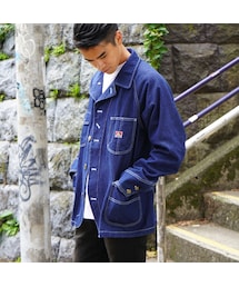 BEN DAVIS（ベンデイビス）の「【DENIM COVER ALL】デニムカバーオール