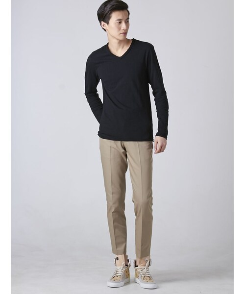 soe（ソーイ）の「LHP/エルエイチピー/SOE/ソーイ/Cotton Nylon Blend Trousers（パンツ・メンズ・NAVY/BEIGE/GREEN・0/2/1）」の2枚目の写真