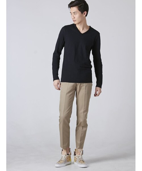 soe（ソーイ）の「LHP/エルエイチピー/SOE/ソーイ/Cotton Nylon Blend Trousers（パンツ・メンズ・NAVY/BEIGE/GREEN・0/2/1）」の4枚目の写真