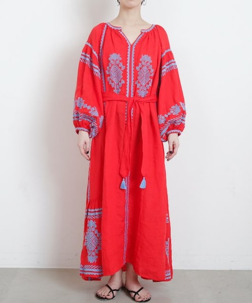 イザベルマラン ワンピース 刺繍　リネン 36 ISABEL MARANT（イザベルマラン）のワンピースを衝動買いしま
