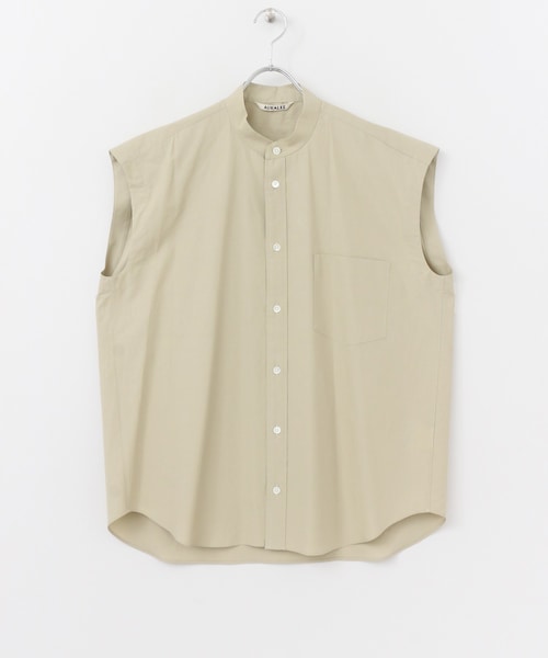 AURALEE - 新品 オーラリー TWILL SLEEVELESS SHIRTS 袖なし シャツ AURALEE（オーラリー）の「AURALEE TWILL SLEEVELESS SHIRTS（）」 - WEAR