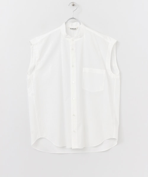 AURALEE（オーラリー）の「AURALEE TWILL SLEEVELESS SHIRTS（）」 - WEAR