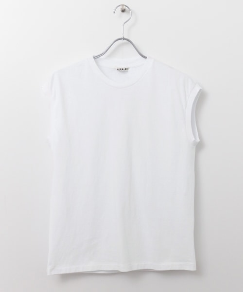 AURALEE(オーラリー)の「AURALEE CREW NECK SLEEVELESS(トップス・レディース・BEIGE/WHITE/LT.PURPLE/BLACK・1)」の2枚目の写真