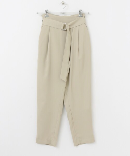 KBF（ケイビーエフ）の「ベルトラップ風テーパードパンツ（パンツ・レディース・DUSTY PINK/GREIGE/BLACK・one）」の11枚目の写真