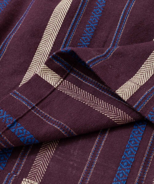 KBF（ケイビーエフ）の「ドビーストライプロングワンピース（ワンピース/ドレス・レディース・NATURAL/PLUM・one）」の18枚目の写真